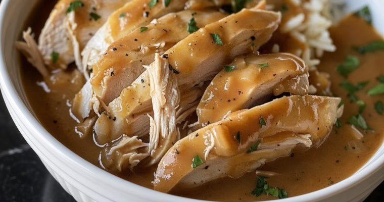 Crockpot Chicken & Gravy