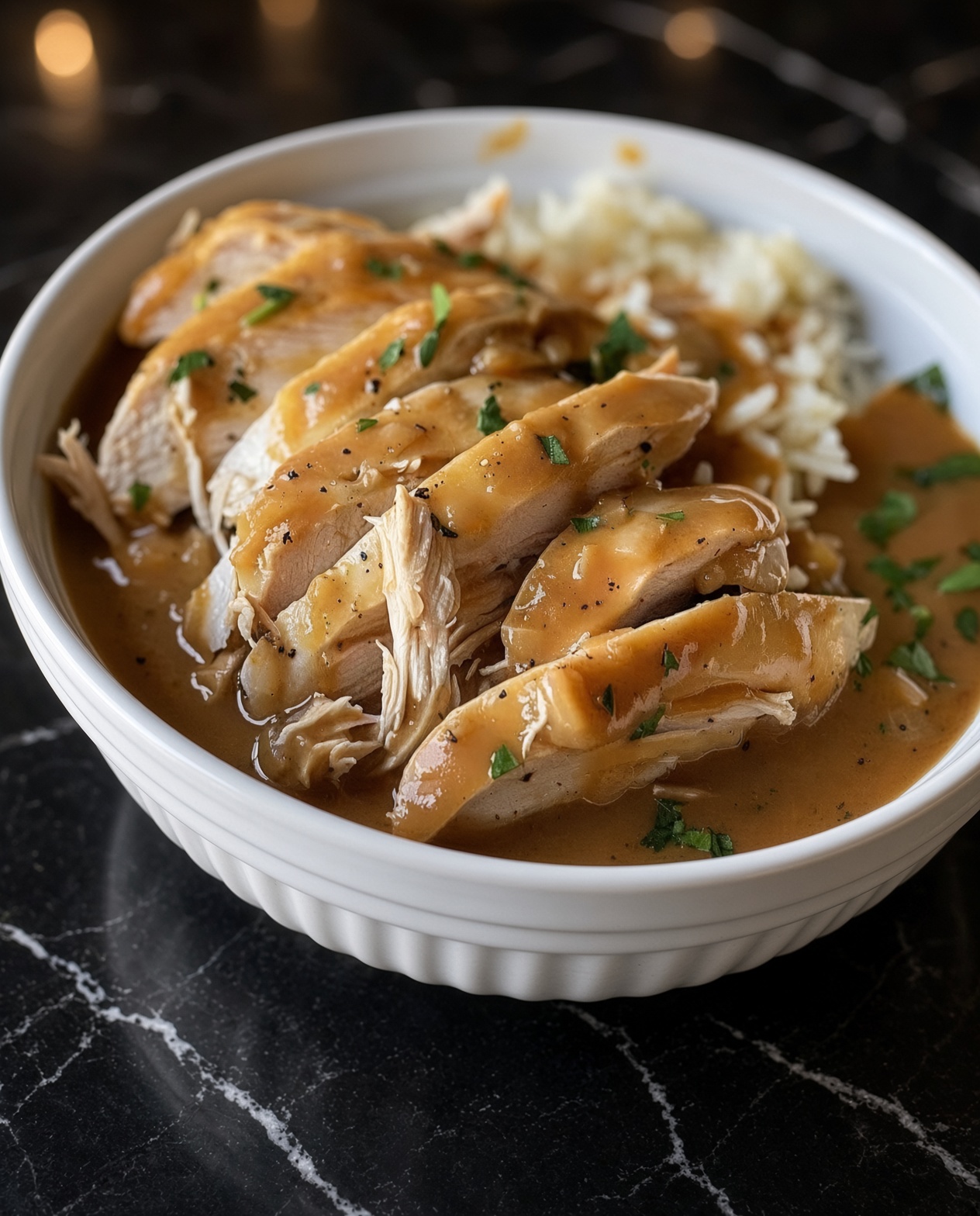 Crockpot Chicken & Gravy