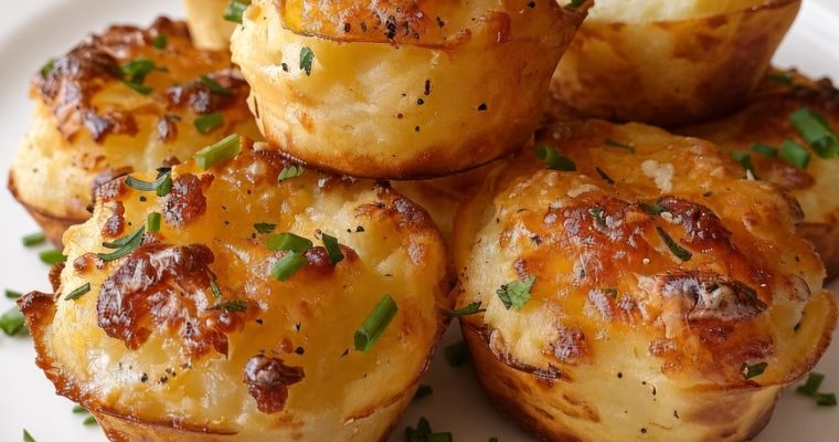 Cheesy Mashed Potato Puffs
