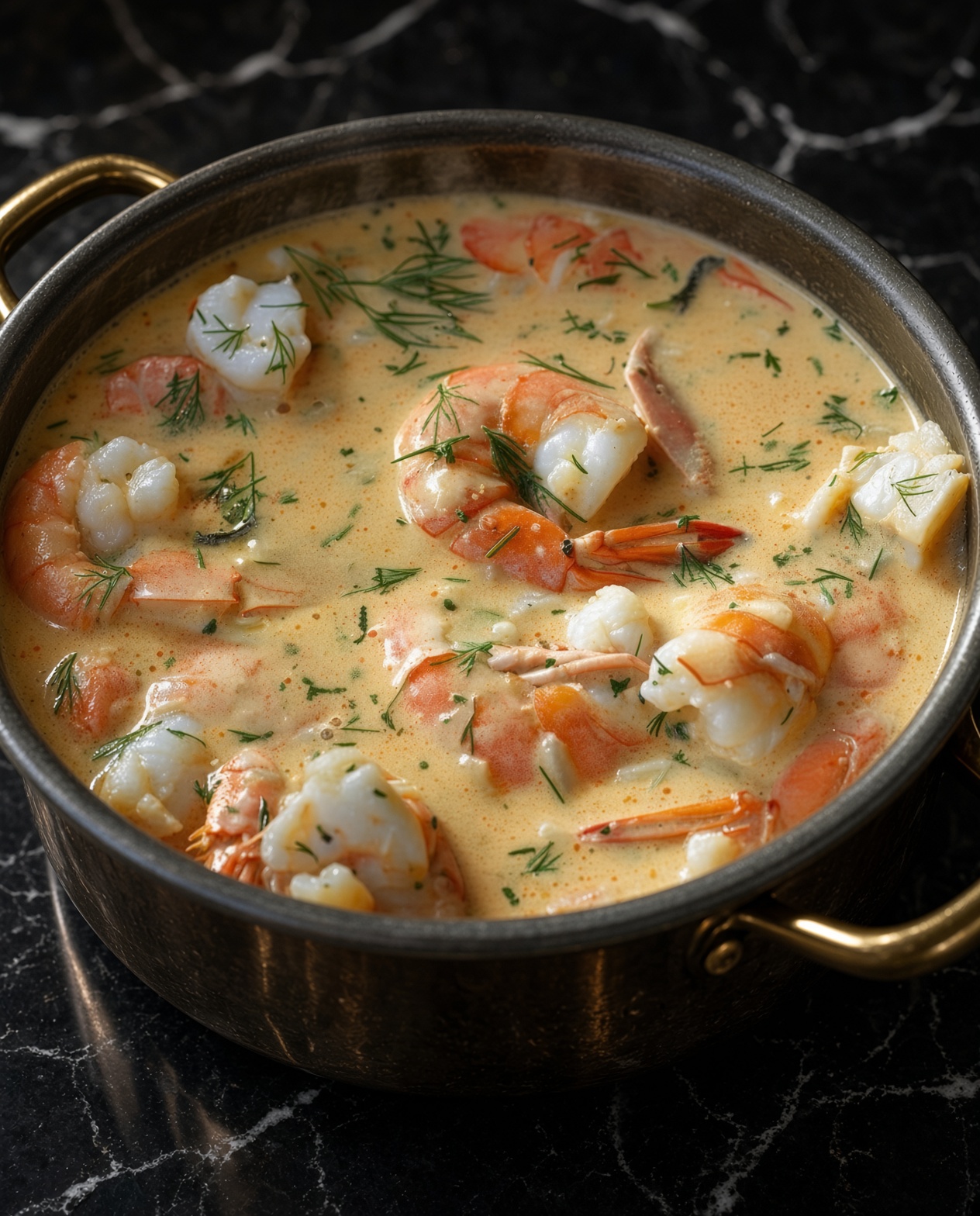 Crab and Shrimp Seafood Bisque