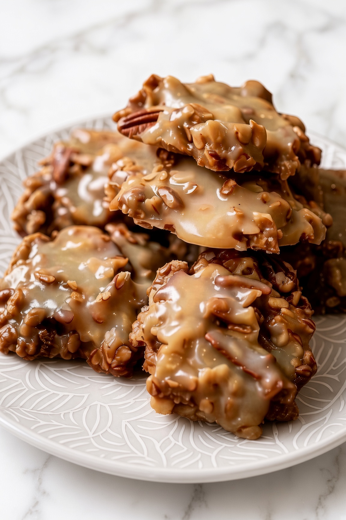 No-Bake Coconut Pecan Praline Dreams