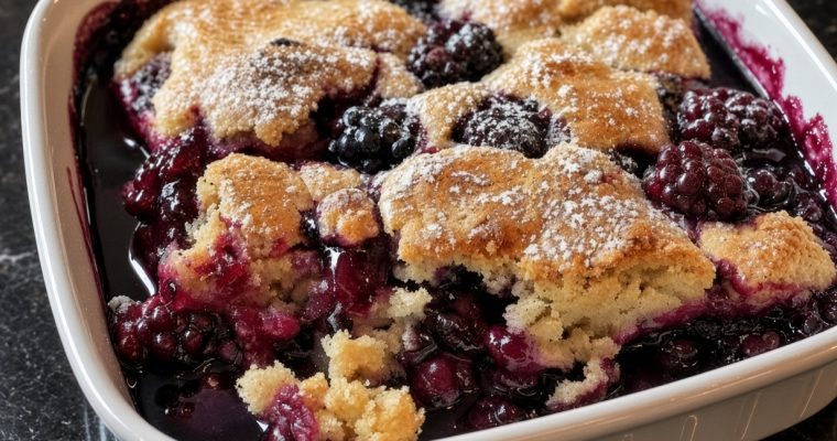Easy Blackberry Cobbler