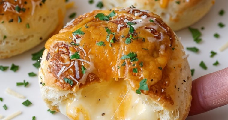 Pillsbury Biscuit Garlic Butter Cheese Bombs