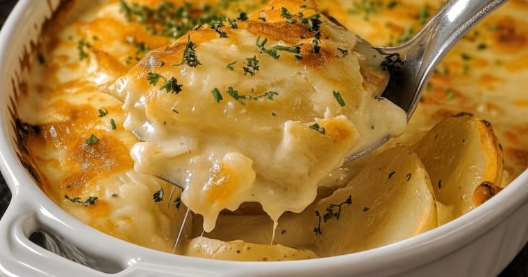 Copycat Ruth’s Chris Potatoes au Gratin