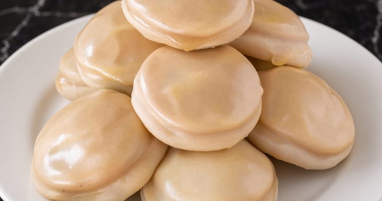 Maple Cookies With Maple Icing