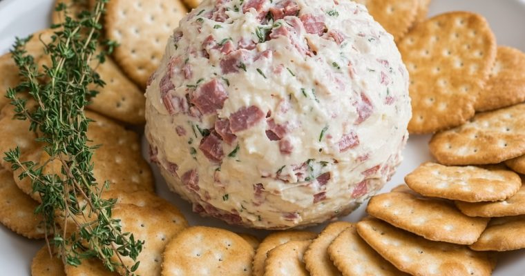 Creamed Chipped Beef Cheese Ball