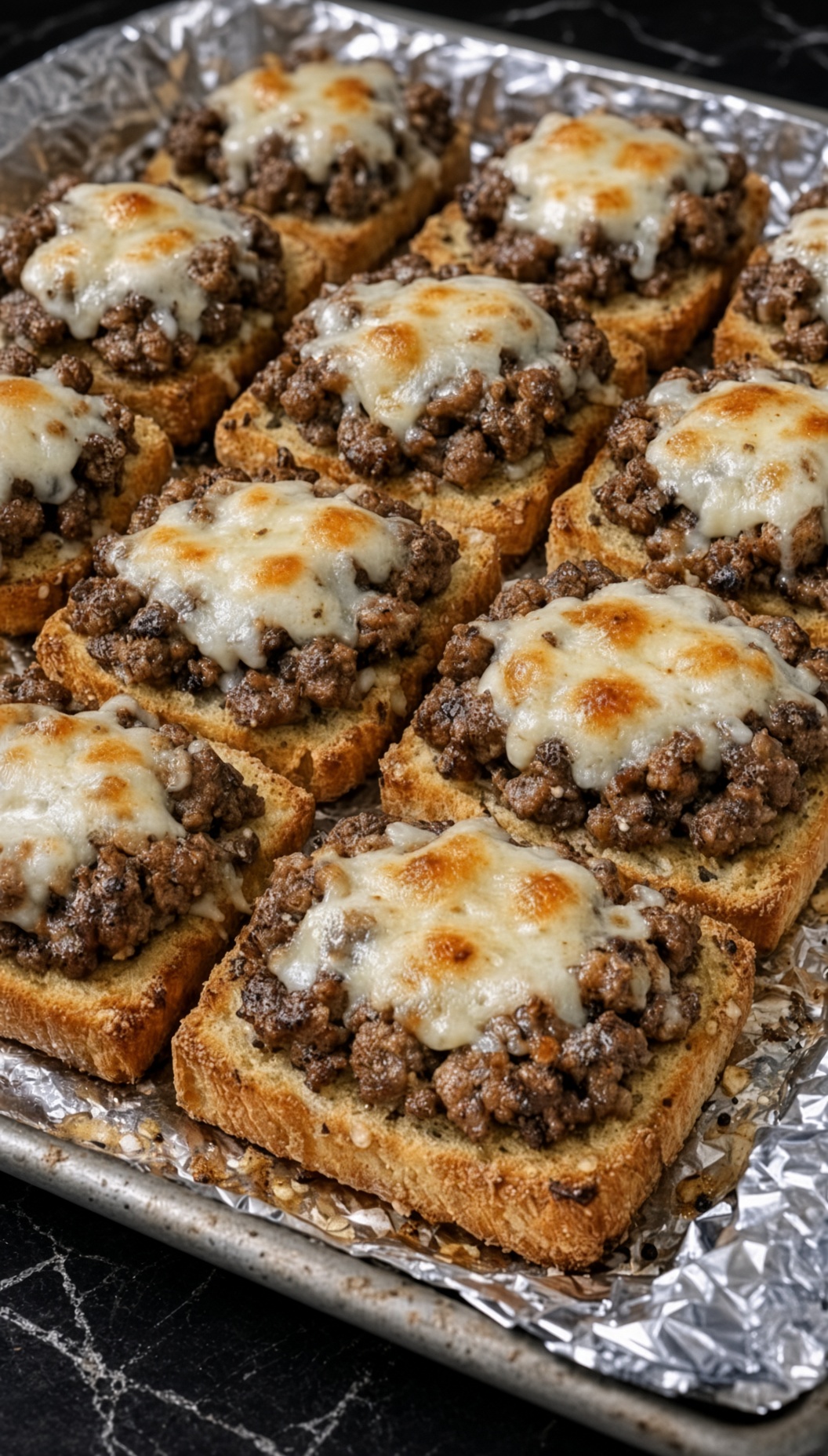Beef Garlic Bread Bites
