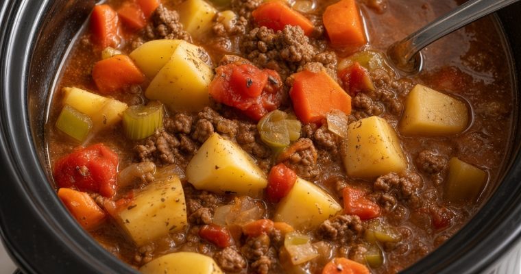 Slow Cooker Poor Man’s Stew