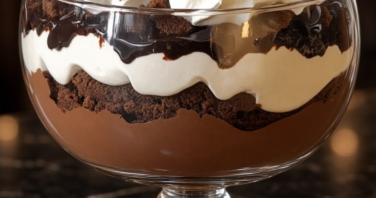Heavenly Chocolate Cheesecake Trifle