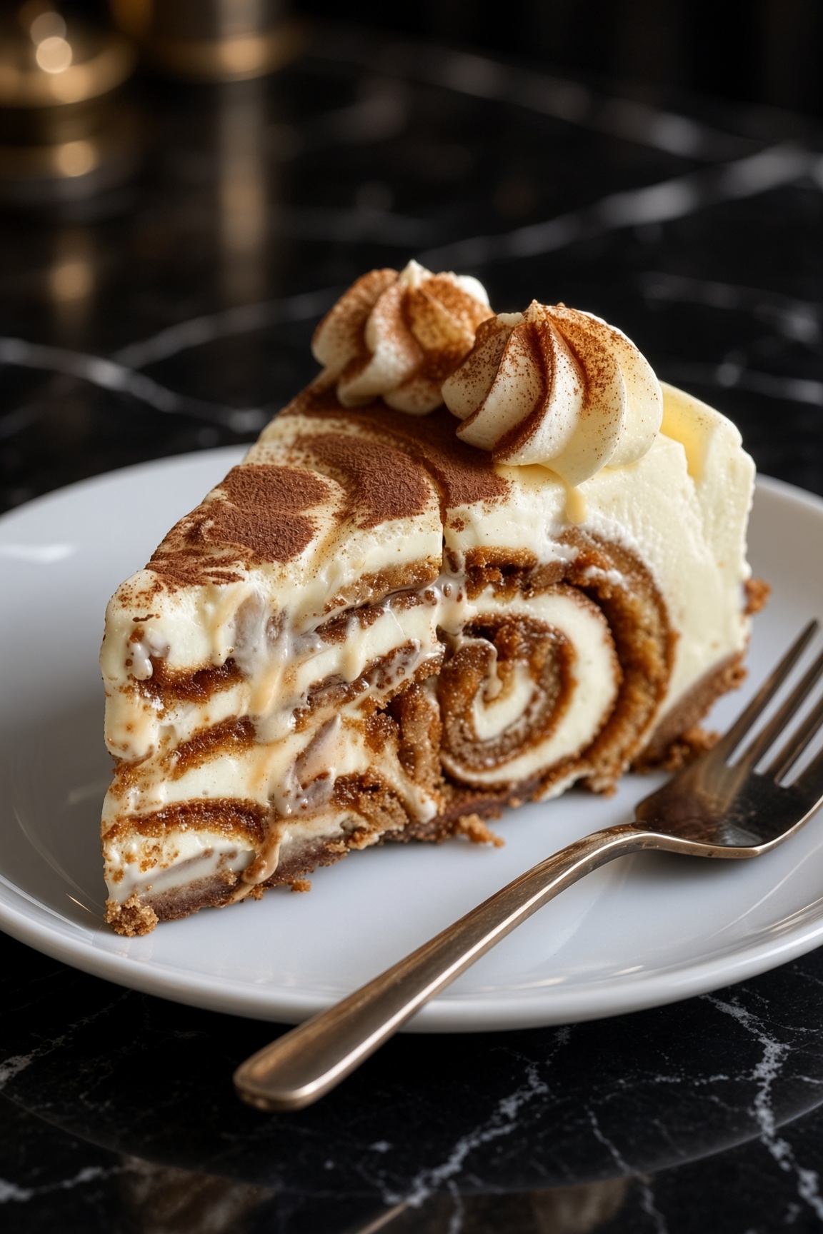Cinnamon Roll Cheesecake