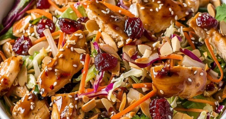 Asian Chicken Cranberry Salad