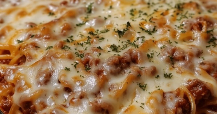 Baked Cream Cheese Spaghetti