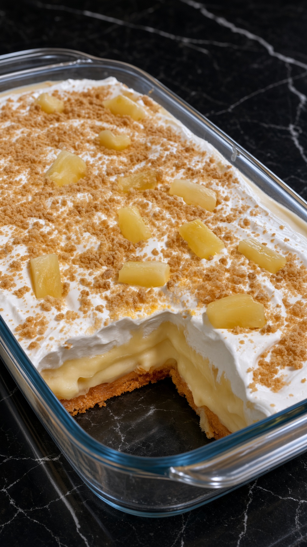 No-Bake Pineapple Cream Dessert