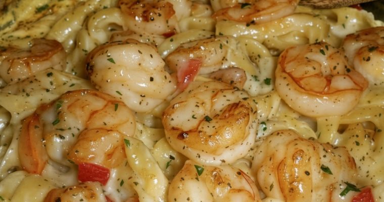 CREAMY GARLIC SHRIMP