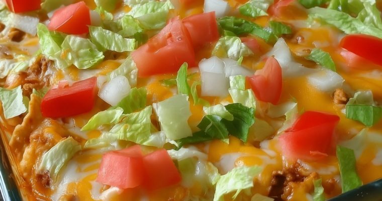 PILLSBURY CRESCENT ROLL TACO BAKE