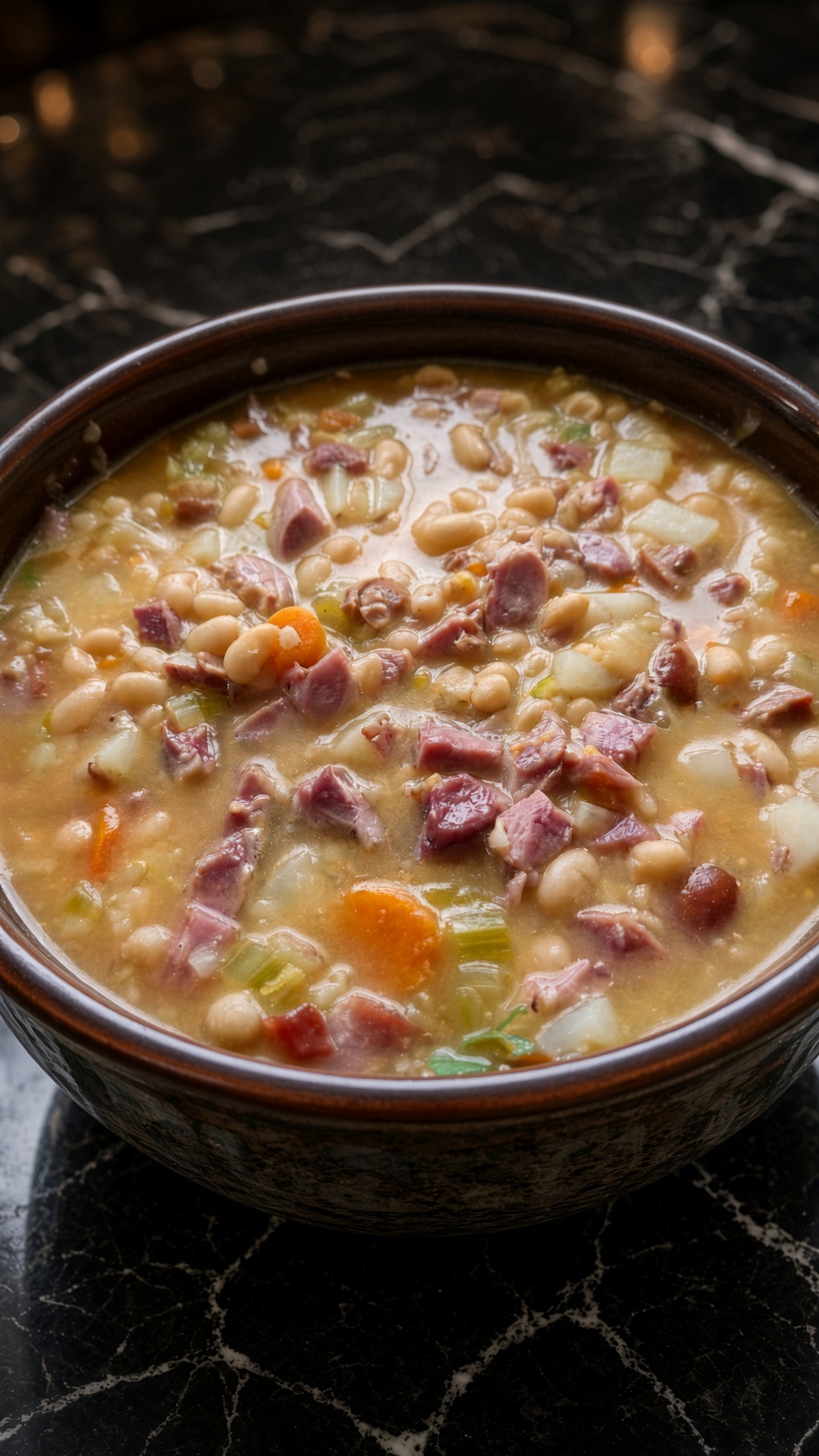 CROCKPOT NAVY BEAN AND HAM SOUP