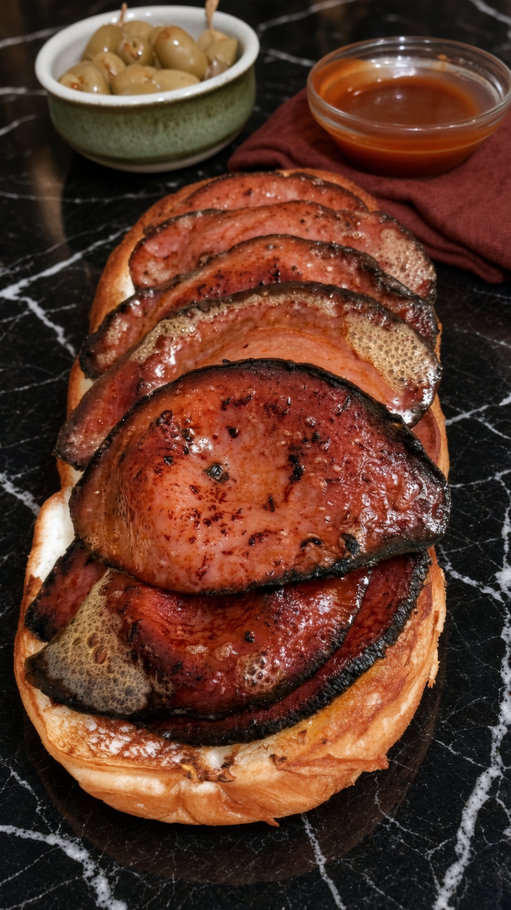FRIED BOLOGNA SANDWICHES