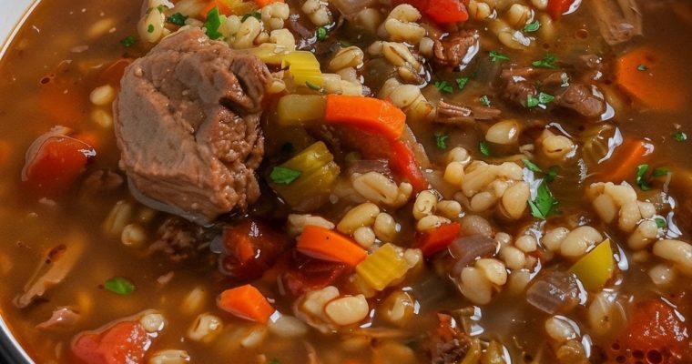 BEEF AND BARLEY SOUP