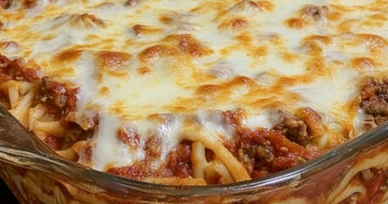 MILLION DOLLAR SPAGHETTI CASSEROLE