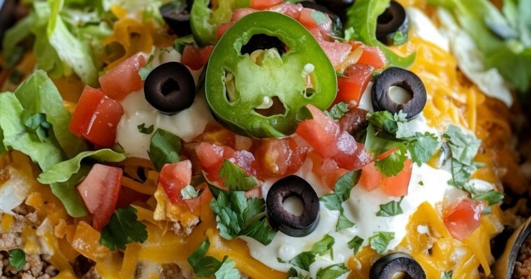 Walking Taco Casserole
