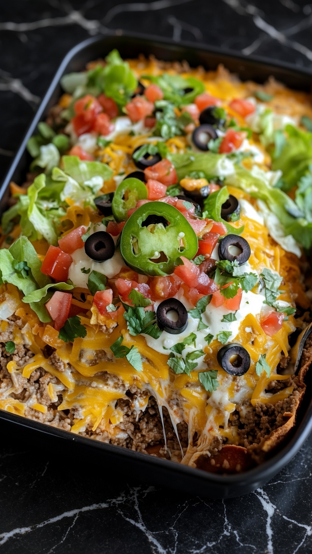Walking Taco Casserole