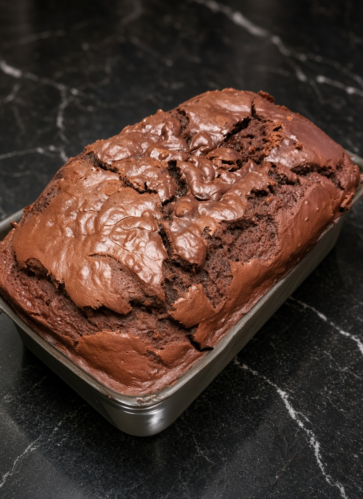 Hot Fudge Brownie Bread