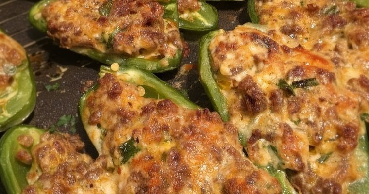 Chicken Stuffed Jalapenos