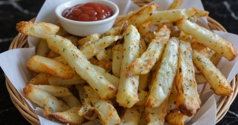Baked Garlic Parmesan Fries