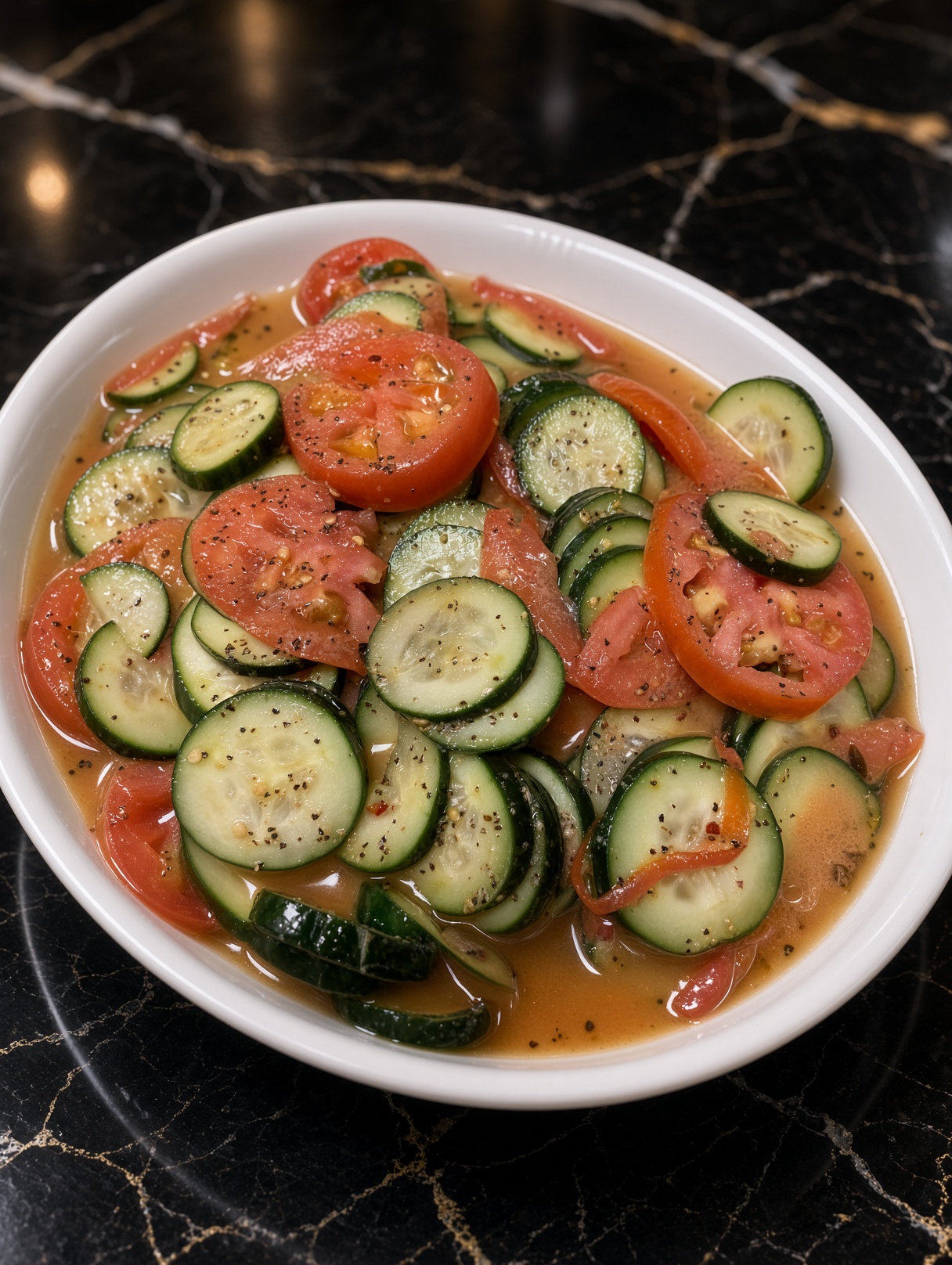 CUCUMBER AND TOMATO SALAD