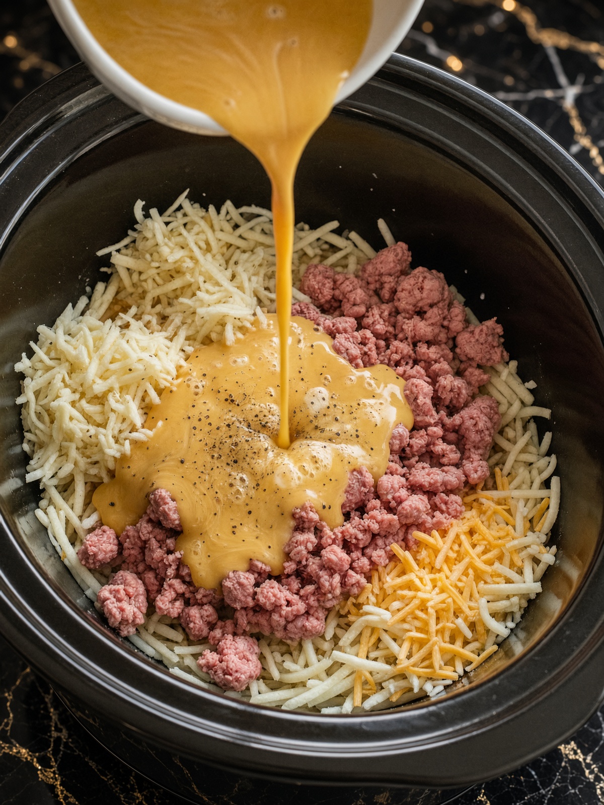 Slow Cooker Amish Breakfast Casserole