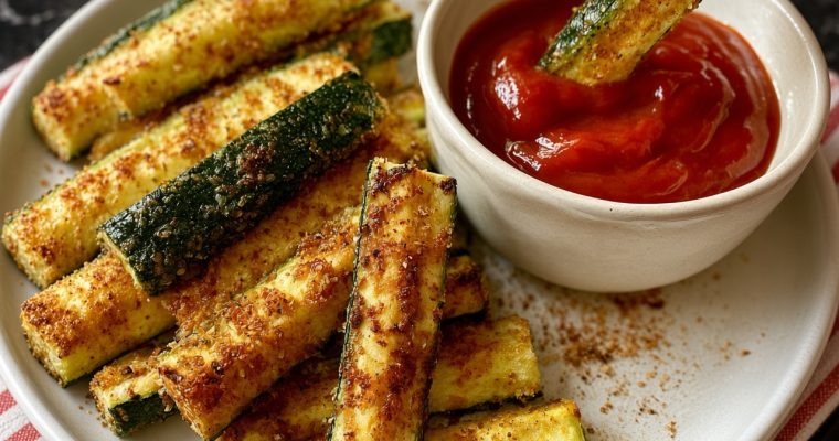 Baked Zucchini Spears