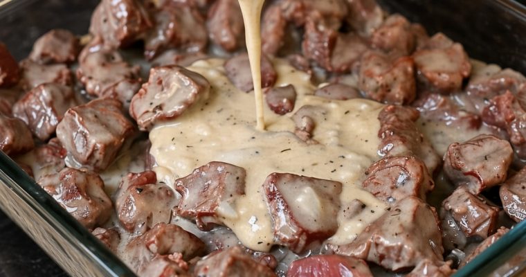 Creamy Mushroom Beef Bake