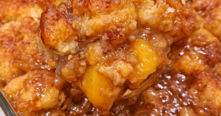 Lazy Man’s Peach Cobbler