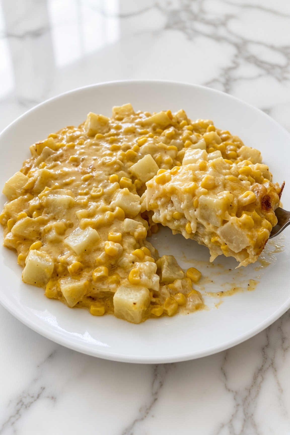 Amish Creamed Corn Potatoes