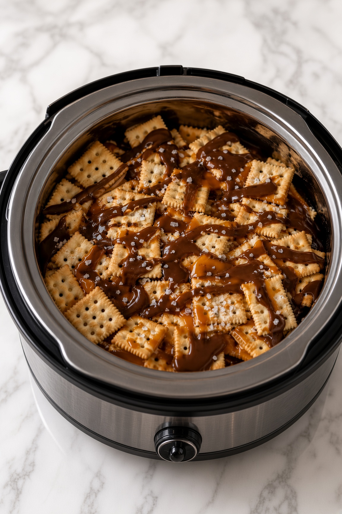 Saltine Caramel Chocolate Dessert