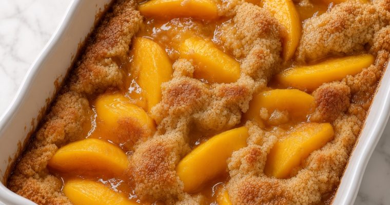 Easy Peach Cobbler