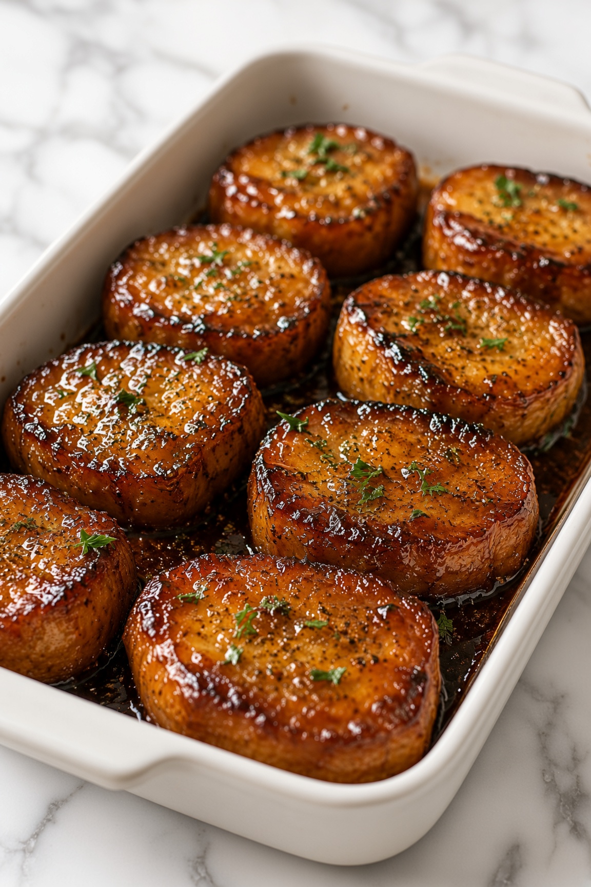 Maple Glazed Pork Chops