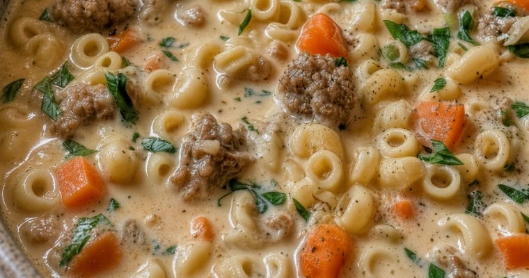 Hearty Creamy Sausage Soup