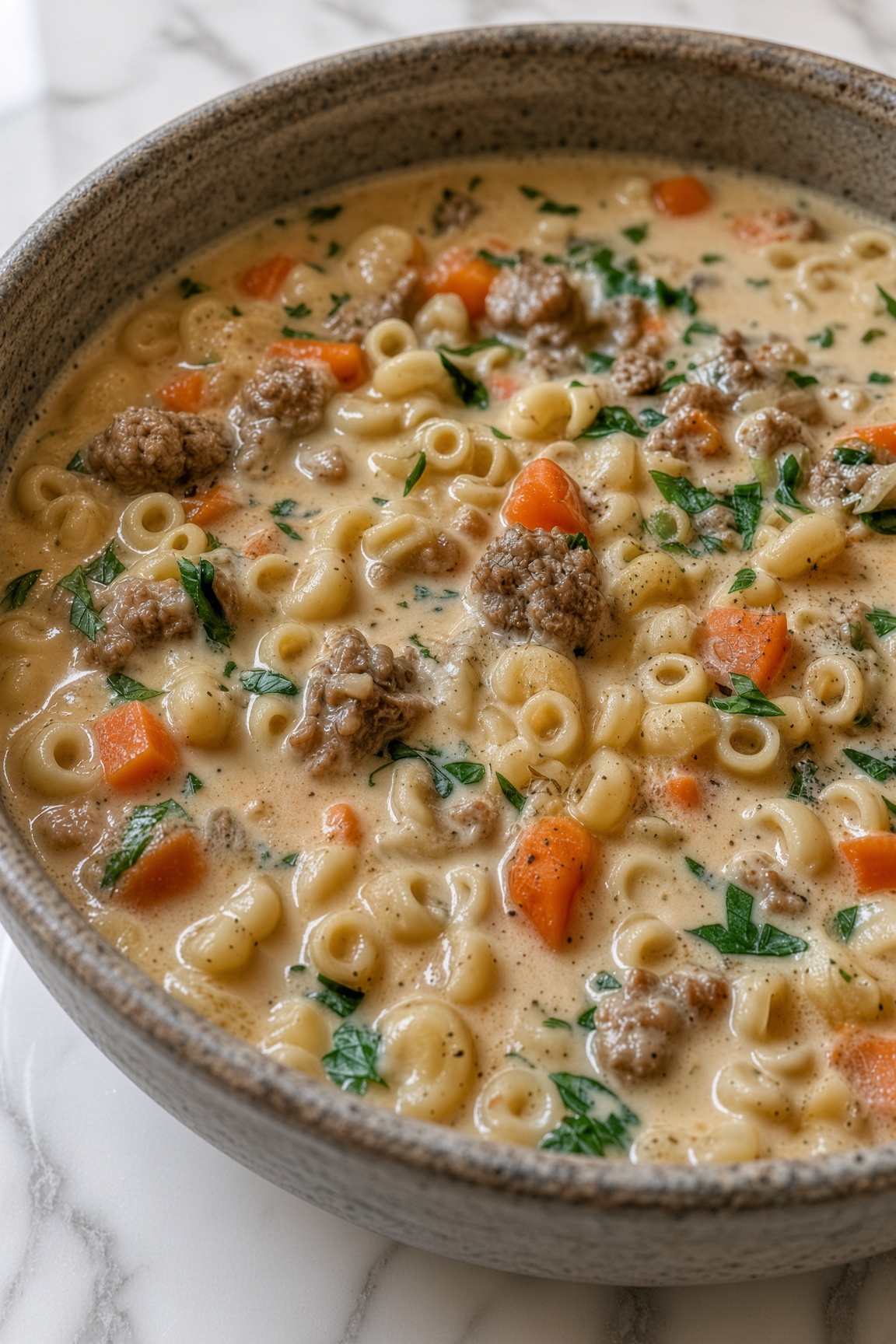 Hearty Creamy Sausage Soup