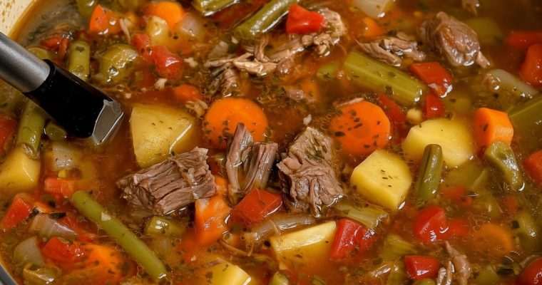Grandma’s Hamburger and Vegetable Soup
