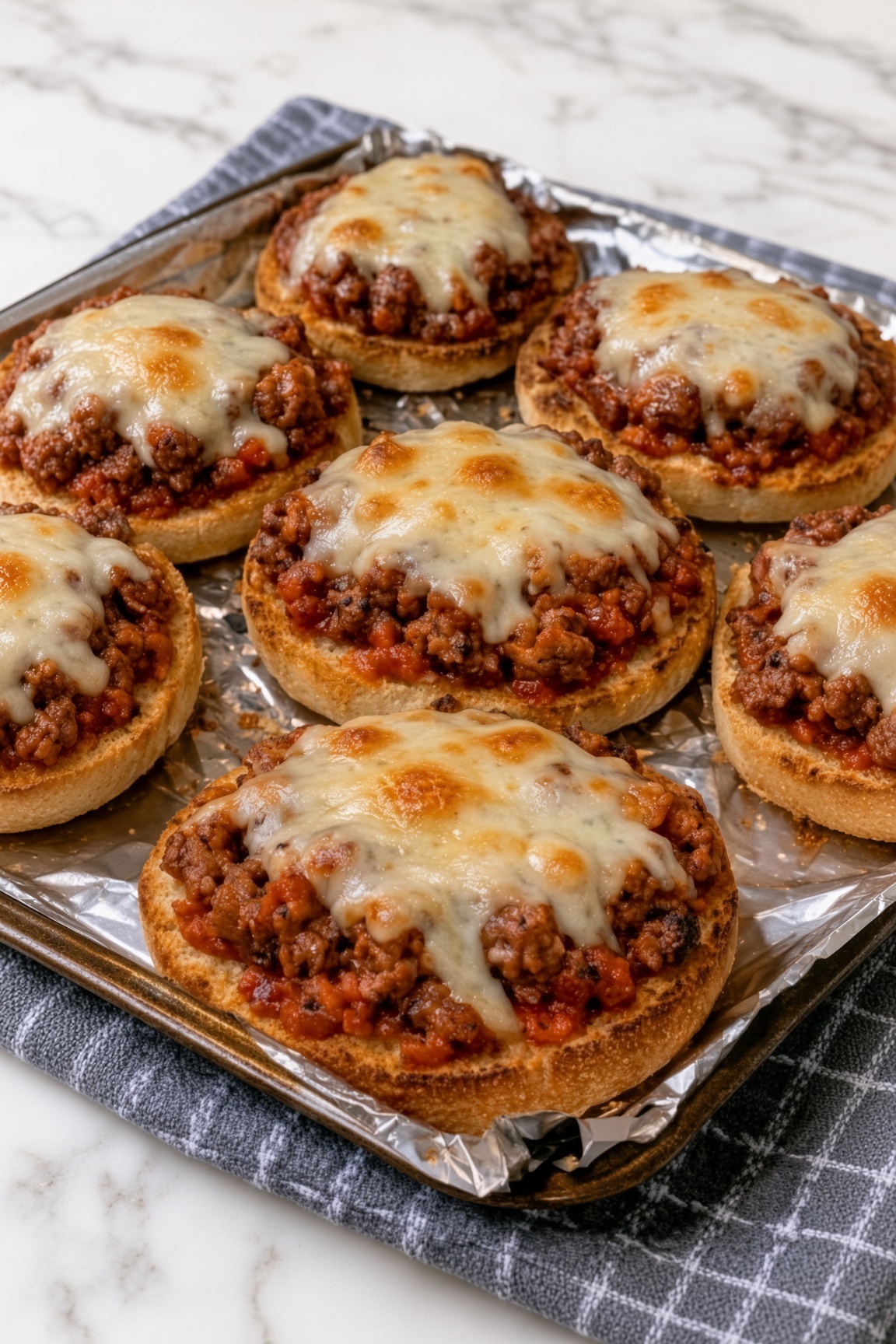 Loaded Pizza Burgers