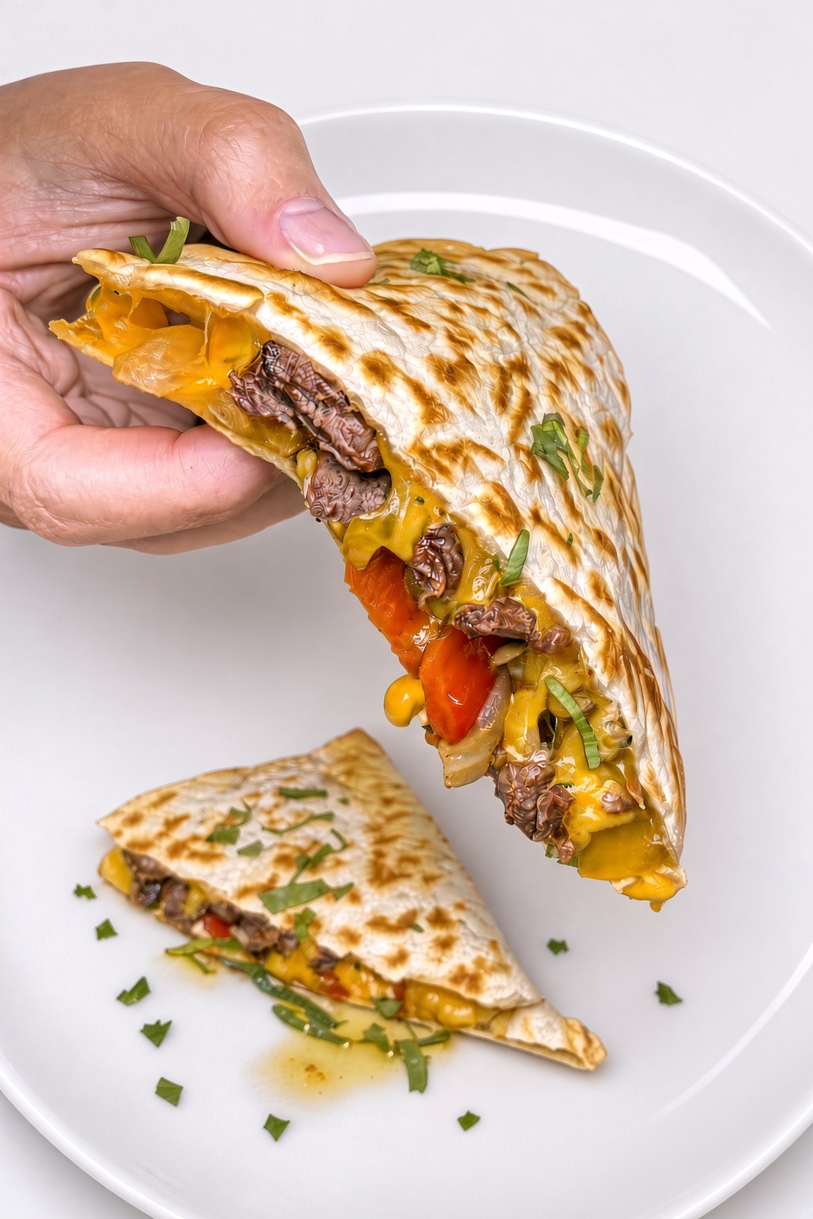 Loaded Steak Quesadillas