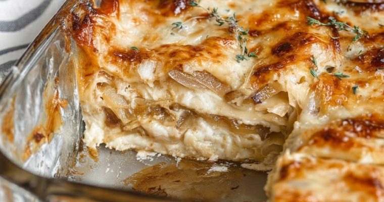 French Onion Lasagna