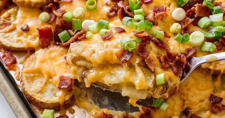 Oven Baked Irish Nachos