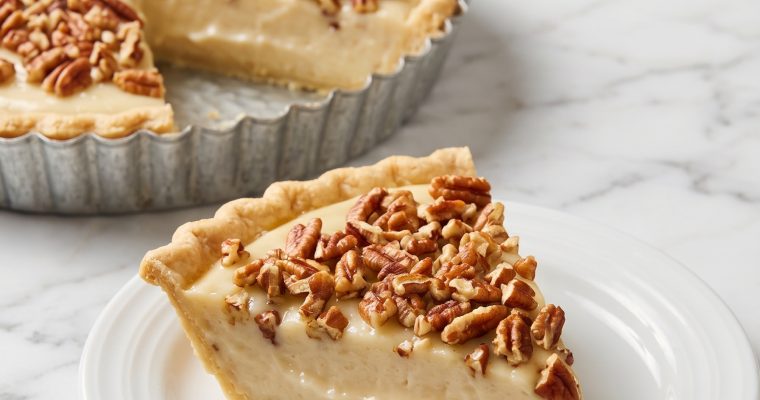 No-Bake Pecan Cream Pie