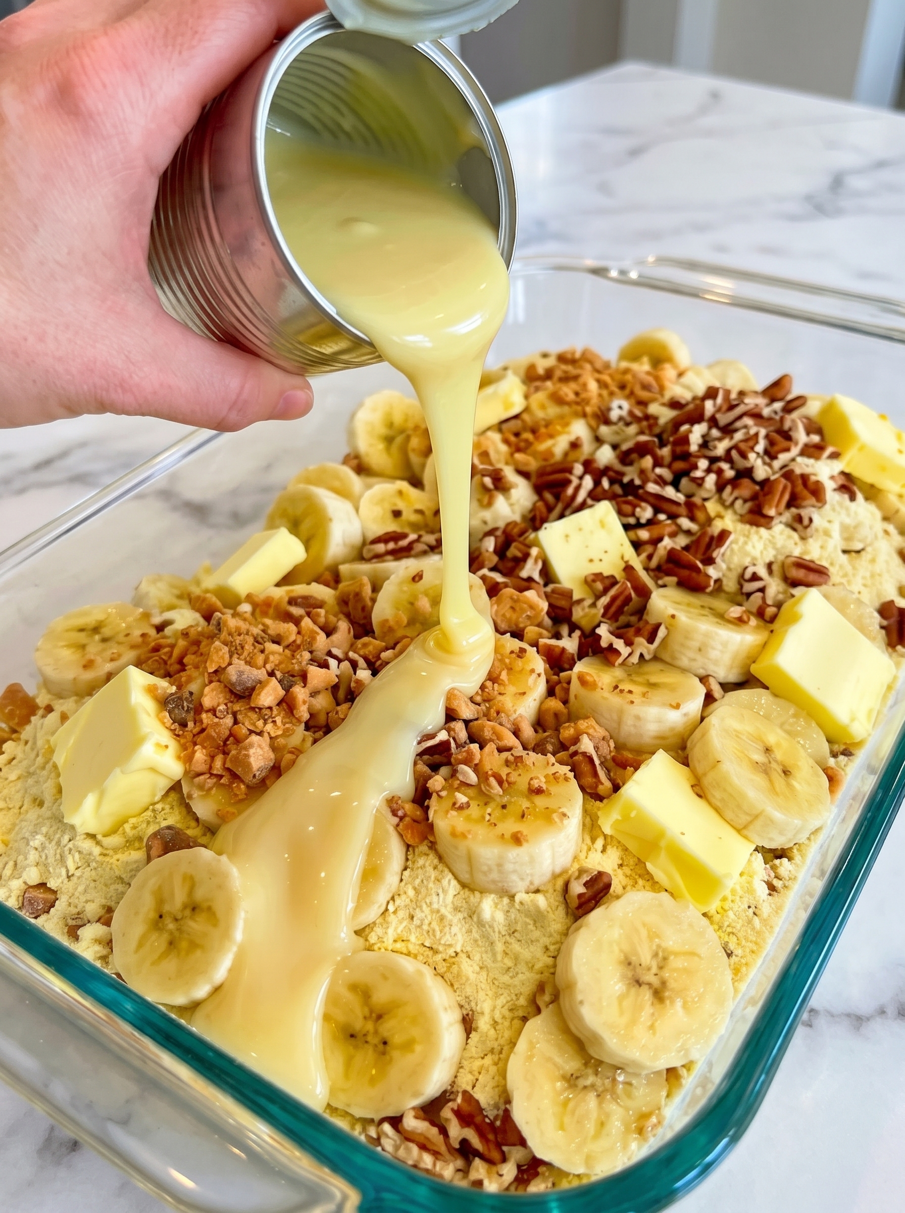 Banana Toffee Cobbler