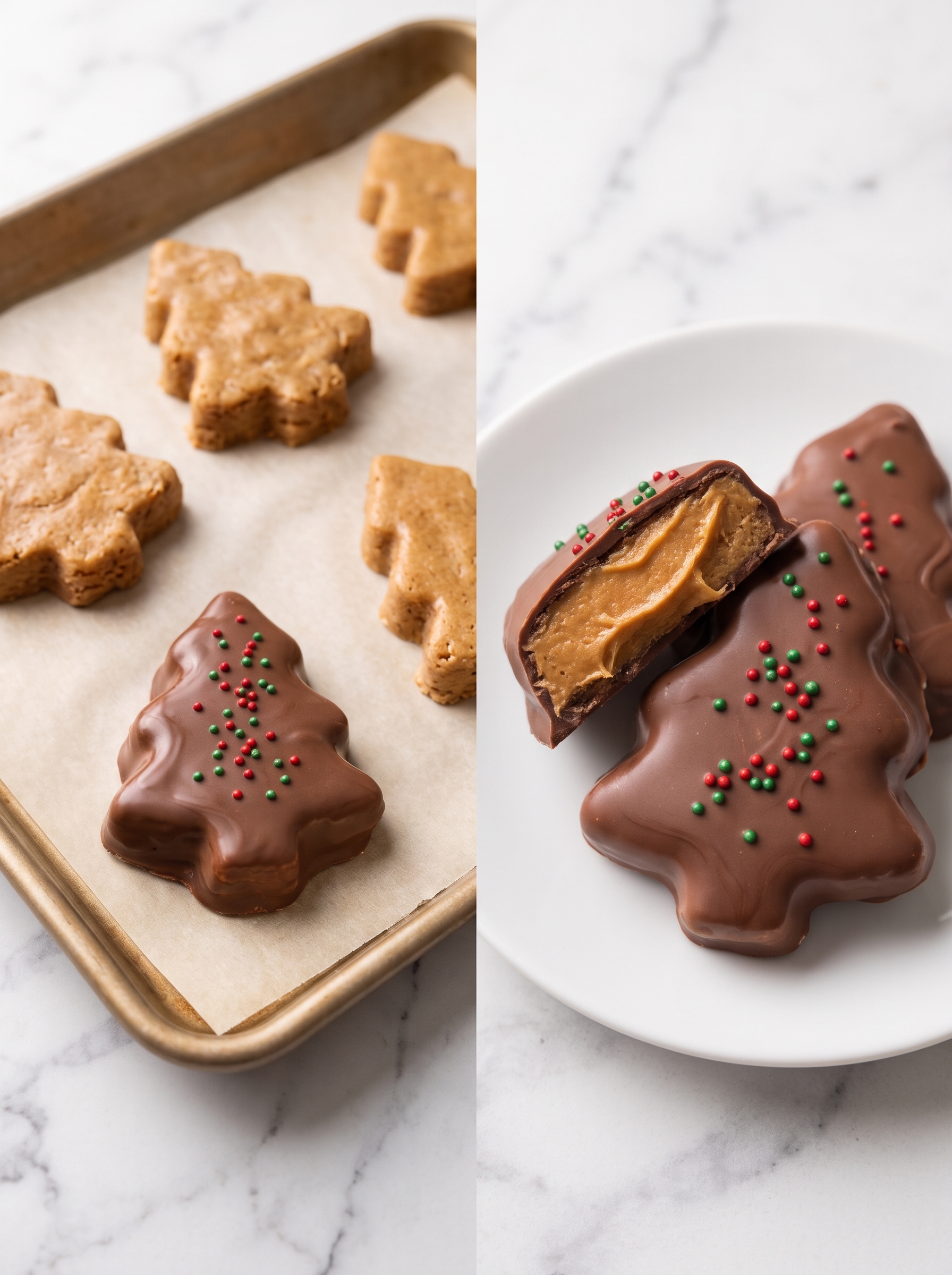 Peanut Butter Christmas Trees