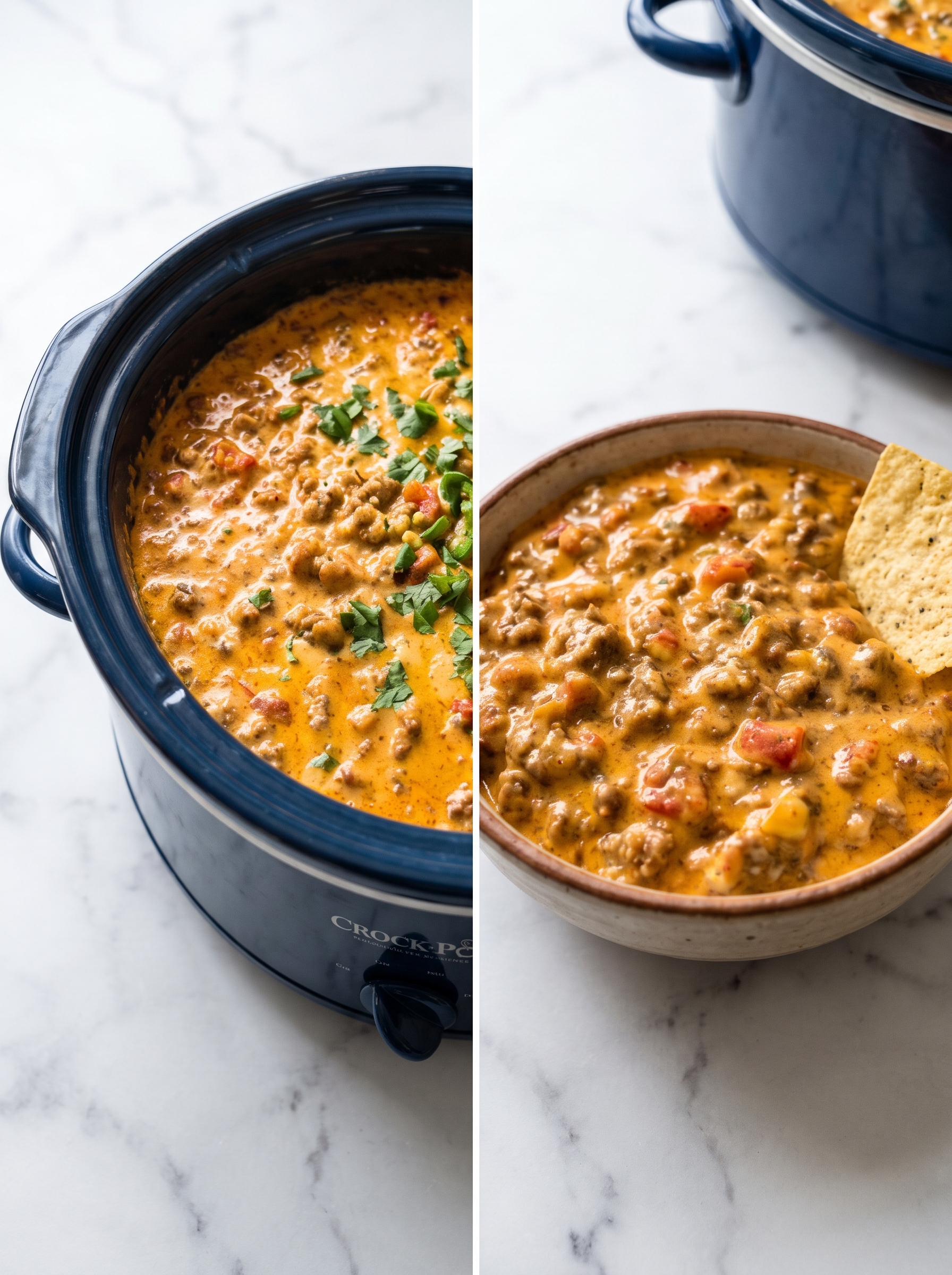 Crockpot Rotel Sausage Dip