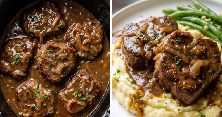 Crockpot Cube Steak and Gravy