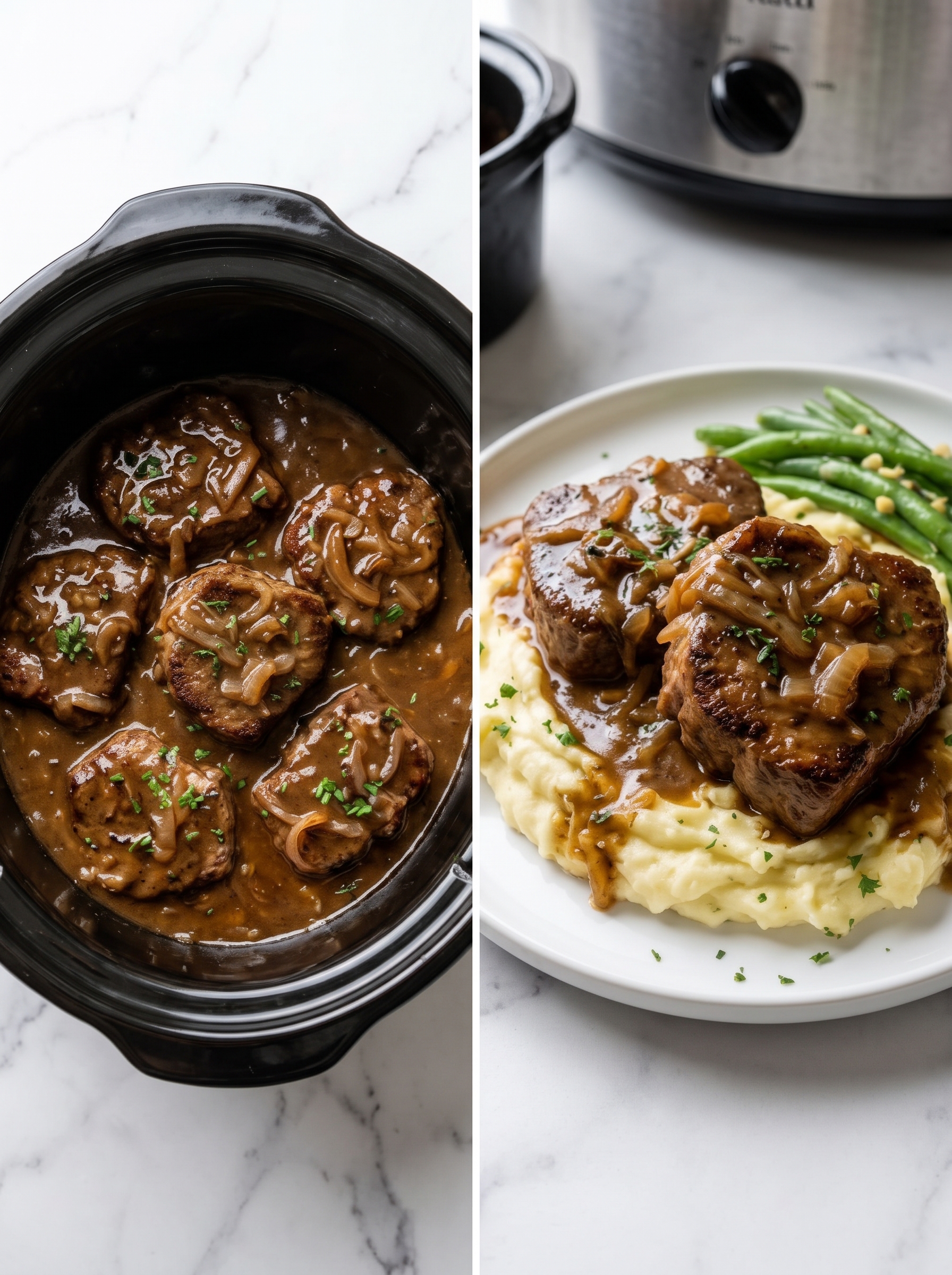 Crockpot Cube Steak and Gravy
